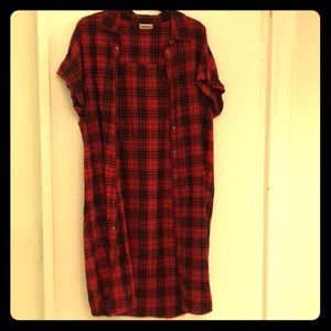 Plaid 3rd Piece Duster